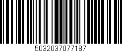 Código de barras (EAN, GTIN, SKU, ISBN): '5032037077187'