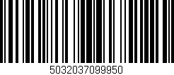 Código de barras (EAN, GTIN, SKU, ISBN): '5032037099950'