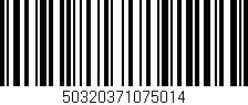 Código de barras (EAN, GTIN, SKU, ISBN): '50320371075014'