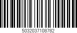 Código de barras (EAN, GTIN, SKU, ISBN): '5032037108782'