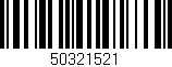 Código de barras (EAN, GTIN, SKU, ISBN): '50321521'