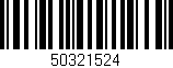 Código de barras (EAN, GTIN, SKU, ISBN): '50321524'