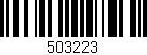Código de barras (EAN, GTIN, SKU, ISBN): '503223'