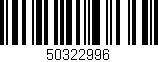 Código de barras (EAN, GTIN, SKU, ISBN): '50322996'