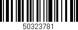 Código de barras (EAN, GTIN, SKU, ISBN): '50323781'
