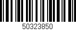 Código de barras (EAN, GTIN, SKU, ISBN): '50323850'