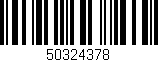 Código de barras (EAN, GTIN, SKU, ISBN): '50324378'