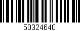 Código de barras (EAN, GTIN, SKU, ISBN): '50324640'