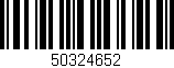 Código de barras (EAN, GTIN, SKU, ISBN): '50324652'
