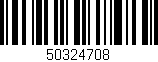 Código de barras (EAN, GTIN, SKU, ISBN): '50324708'