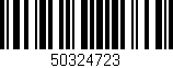Código de barras (EAN, GTIN, SKU, ISBN): '50324723'