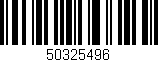 Código de barras (EAN, GTIN, SKU, ISBN): '50325496'