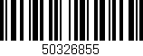 Código de barras (EAN, GTIN, SKU, ISBN): '50326855'