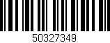 Código de barras (EAN, GTIN, SKU, ISBN): '50327349'