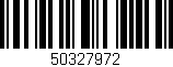 Código de barras (EAN, GTIN, SKU, ISBN): '50327972'