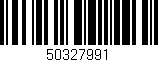 Código de barras (EAN, GTIN, SKU, ISBN): '50327991'