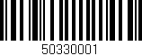 Código de barras (EAN, GTIN, SKU, ISBN): '50330001'