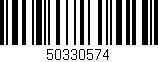 Código de barras (EAN, GTIN, SKU, ISBN): '50330574'