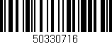 Código de barras (EAN, GTIN, SKU, ISBN): '50330716'