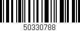 Código de barras (EAN, GTIN, SKU, ISBN): '50330788'