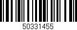 Código de barras (EAN, GTIN, SKU, ISBN): '50331455'