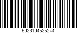 Código de barras (EAN, GTIN, SKU, ISBN): '5033194535244'