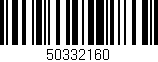 Código de barras (EAN, GTIN, SKU, ISBN): '50332160'
