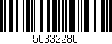 Código de barras (EAN, GTIN, SKU, ISBN): '50332280'