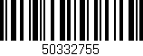 Código de barras (EAN, GTIN, SKU, ISBN): '50332755'