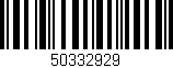 Código de barras (EAN, GTIN, SKU, ISBN): '50332929'