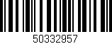Código de barras (EAN, GTIN, SKU, ISBN): '50332957'