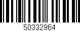 Código de barras (EAN, GTIN, SKU, ISBN): '50332964'