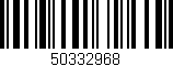 Código de barras (EAN, GTIN, SKU, ISBN): '50332968'