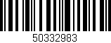 Código de barras (EAN, GTIN, SKU, ISBN): '50332983'