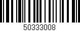 Código de barras (EAN, GTIN, SKU, ISBN): '50333008'
