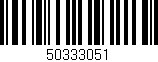 Código de barras (EAN, GTIN, SKU, ISBN): '50333051'