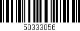 Código de barras (EAN, GTIN, SKU, ISBN): '50333056'
