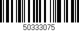 Código de barras (EAN, GTIN, SKU, ISBN): '50333075'