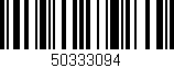 Código de barras (EAN, GTIN, SKU, ISBN): '50333094'