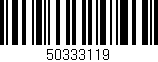 Código de barras (EAN, GTIN, SKU, ISBN): '50333119'