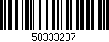 Código de barras (EAN, GTIN, SKU, ISBN): '50333237'