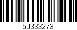 Código de barras (EAN, GTIN, SKU, ISBN): '50333273'