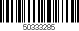 Código de barras (EAN, GTIN, SKU, ISBN): '50333285'