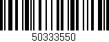 Código de barras (EAN, GTIN, SKU, ISBN): '50333550'