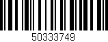 Código de barras (EAN, GTIN, SKU, ISBN): '50333749'
