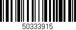 Código de barras (EAN, GTIN, SKU, ISBN): '50333915'