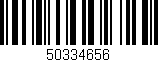 Código de barras (EAN, GTIN, SKU, ISBN): '50334656'