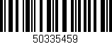 Código de barras (EAN, GTIN, SKU, ISBN): '50335459'