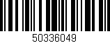 Código de barras (EAN, GTIN, SKU, ISBN): '50336049'