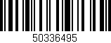 Código de barras (EAN, GTIN, SKU, ISBN): '50336495'